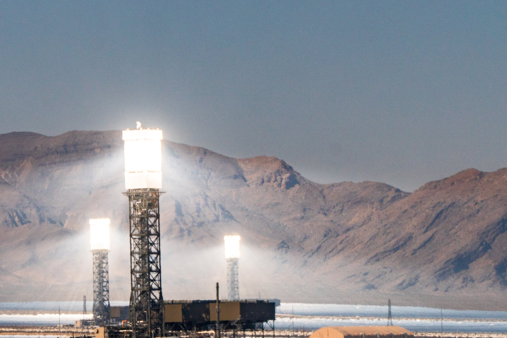 These solar panels pull in water vapor to grow crops in